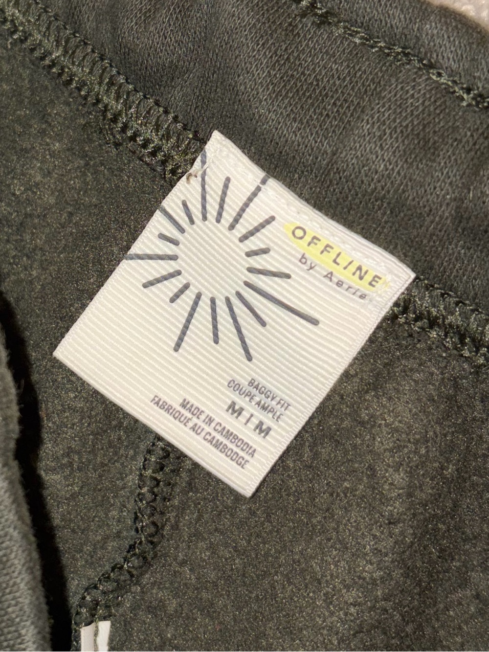 Offline by aerie cloud fleece baggy jogger - Picture 4 of 4